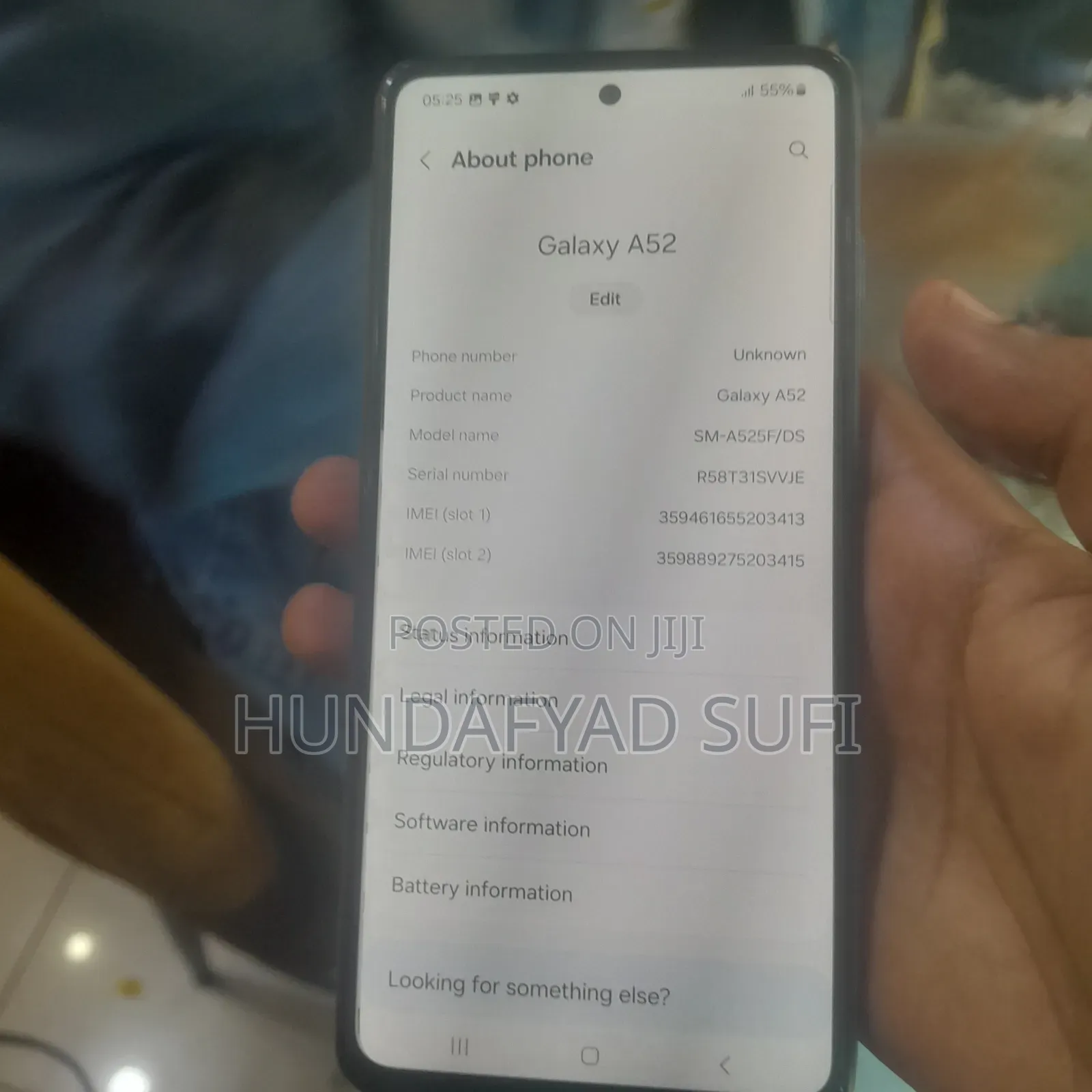 Samsung Galaxy A52 128 GB Black