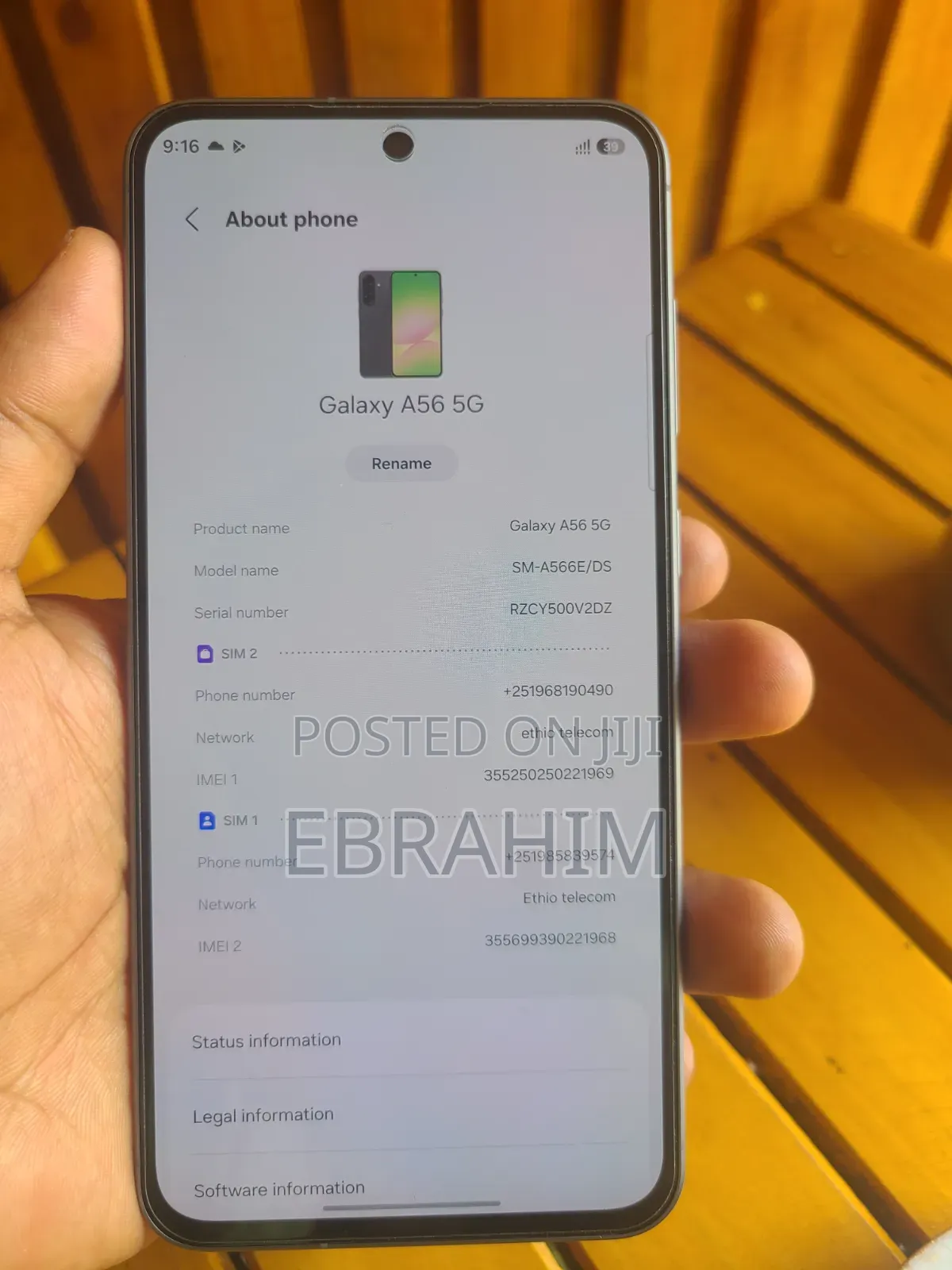 New Samsung Galaxy A56 128 GB Silver