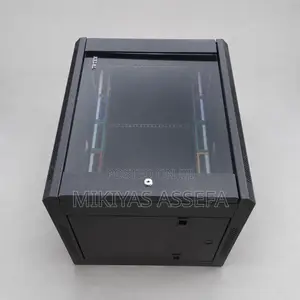 Wall-Mounted Network Cabinet With Glass Door – Used