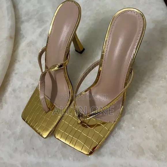 Golden Shein Heel