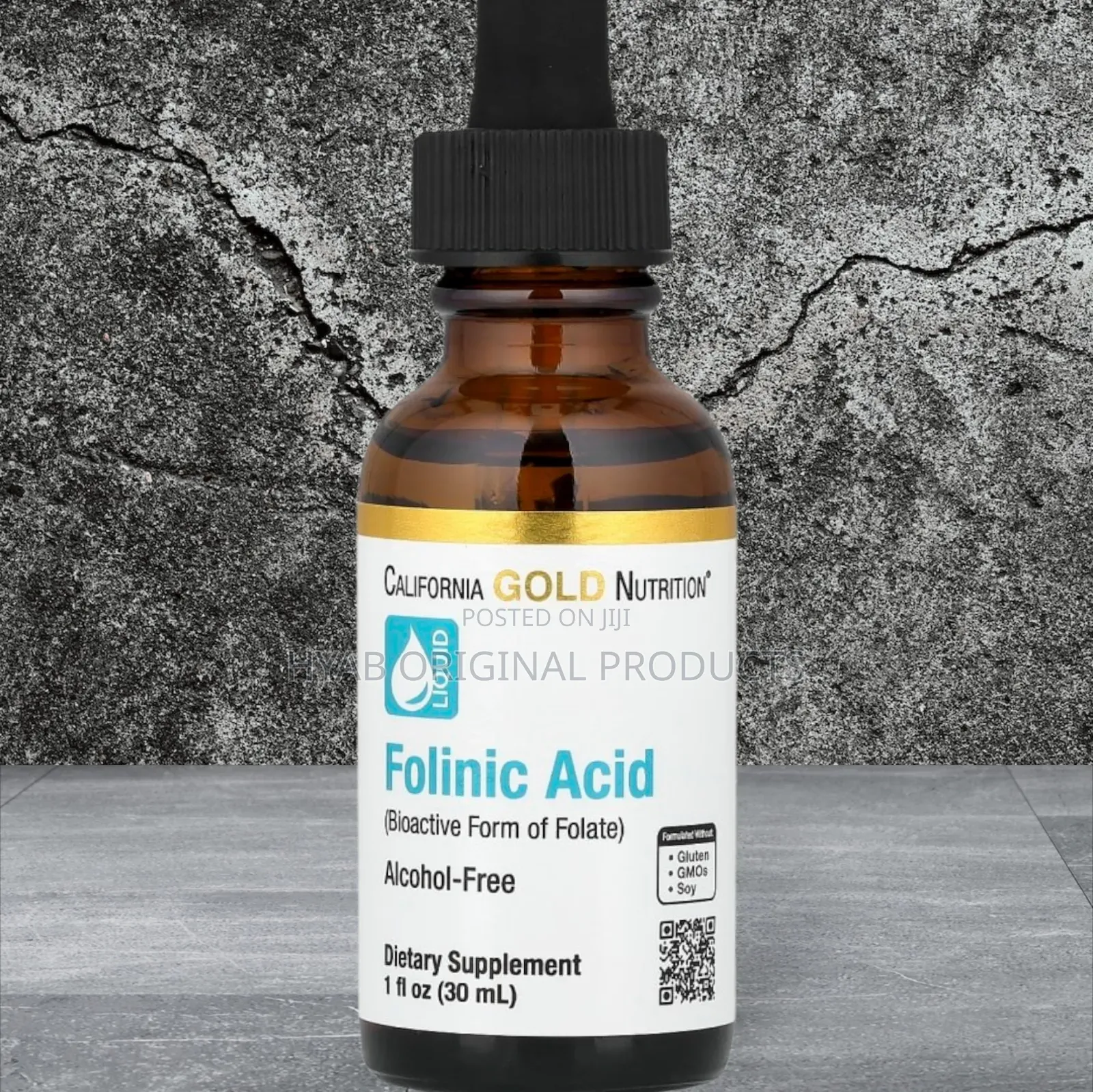 Folinic Acid, Alcohol Free, 1 Fl Oz (30 Ml
