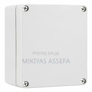 White Waterproof Electrical Junction Box With Screw Lid
