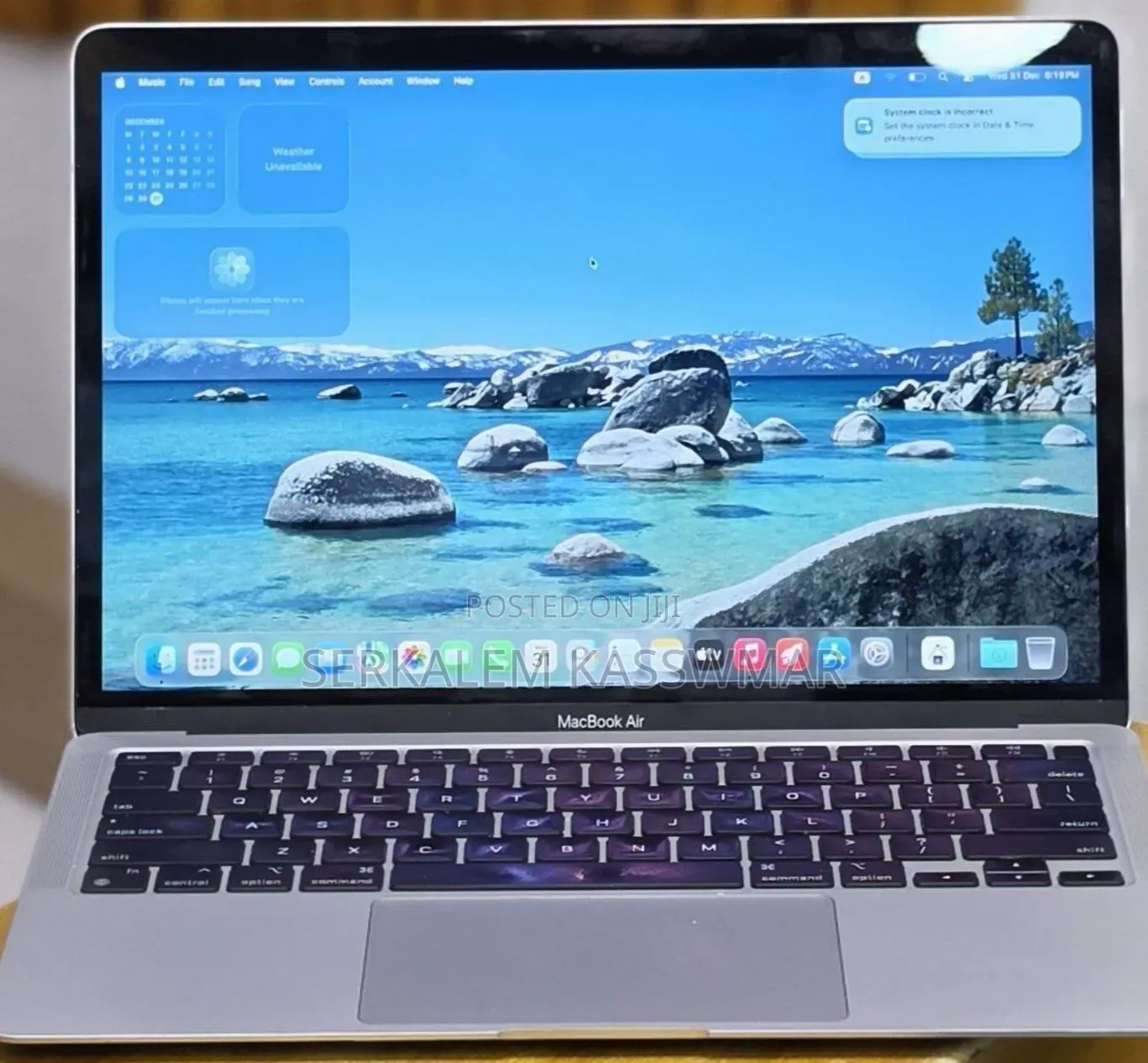 New Laptop Apple MacBook Air 2020 M1 8GB Apple M1 SSD 256GB