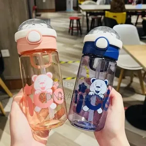 Giraffe Push Open Kids Water Bottle
