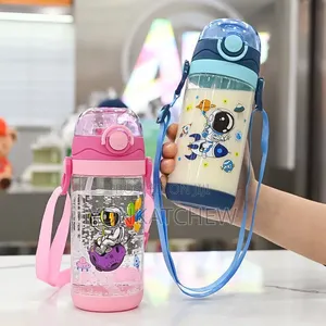 Giraffe Push Open Kids Water Bottle