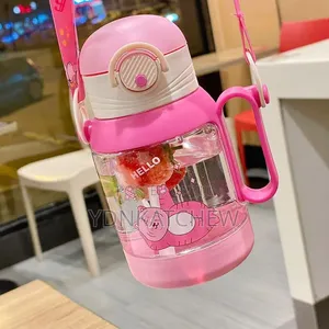 Giraffe Push Open Kids Water Bottle