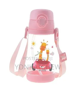 Giraffe Push Open Kids Water Bottle