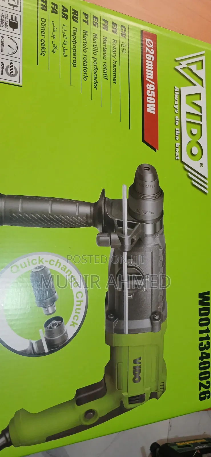 Vido Hammer Drill 950 W