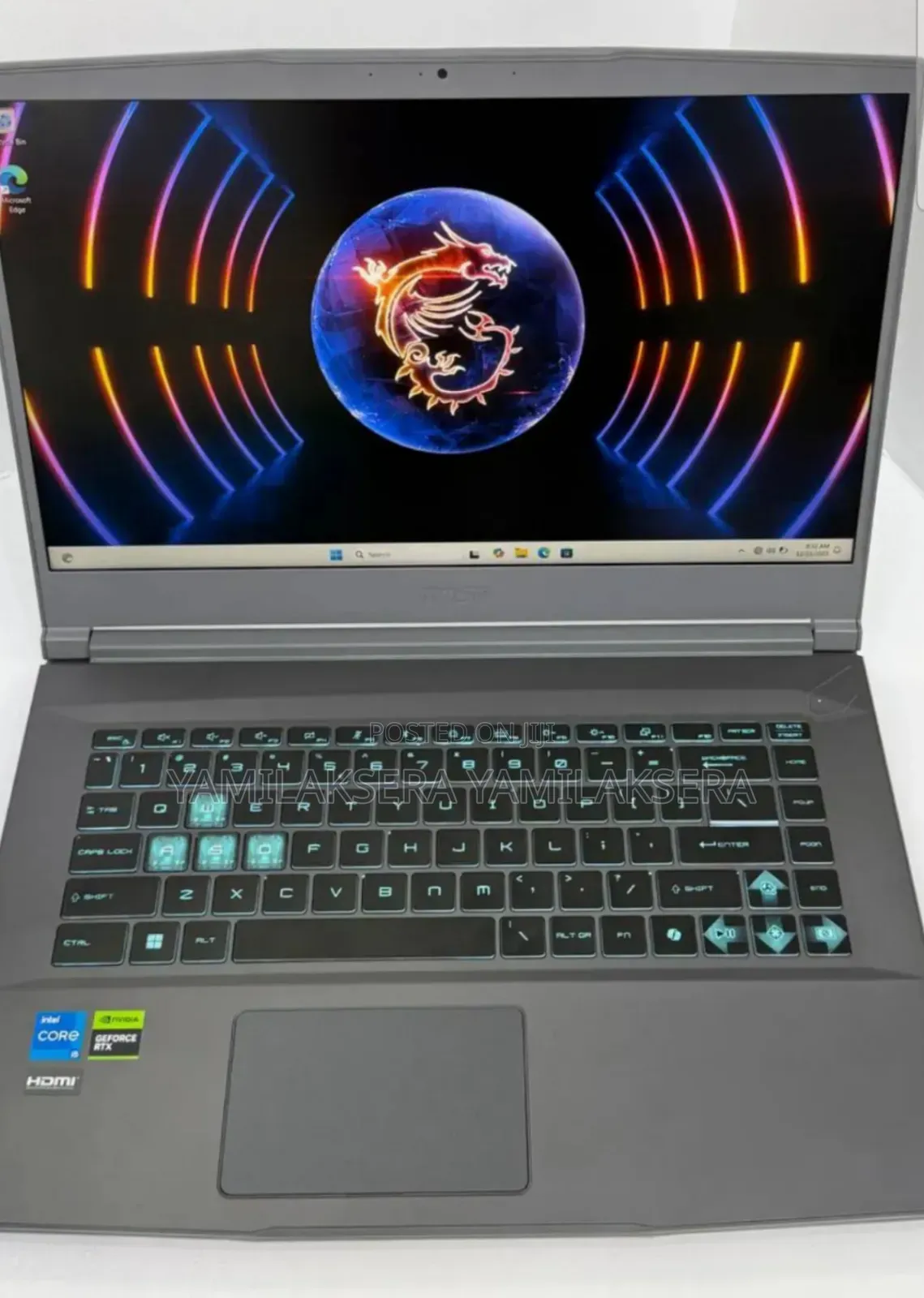 New Laptop MSI GF75 Thin 16GB Intel Core i5 SSD 512GB