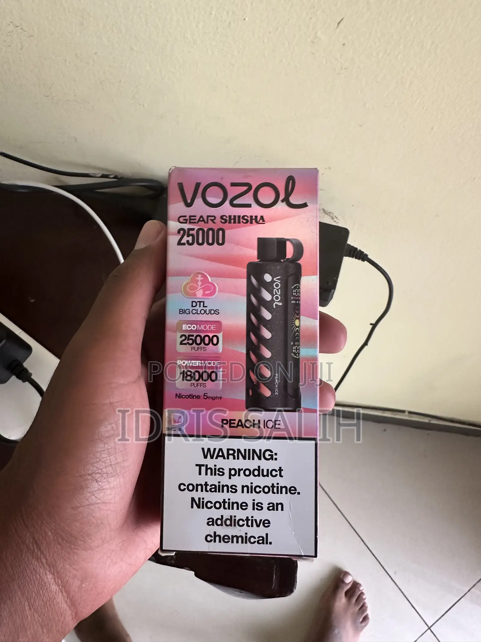Vozol Grape Ice/ Peach Ice Puff Gear Sisha