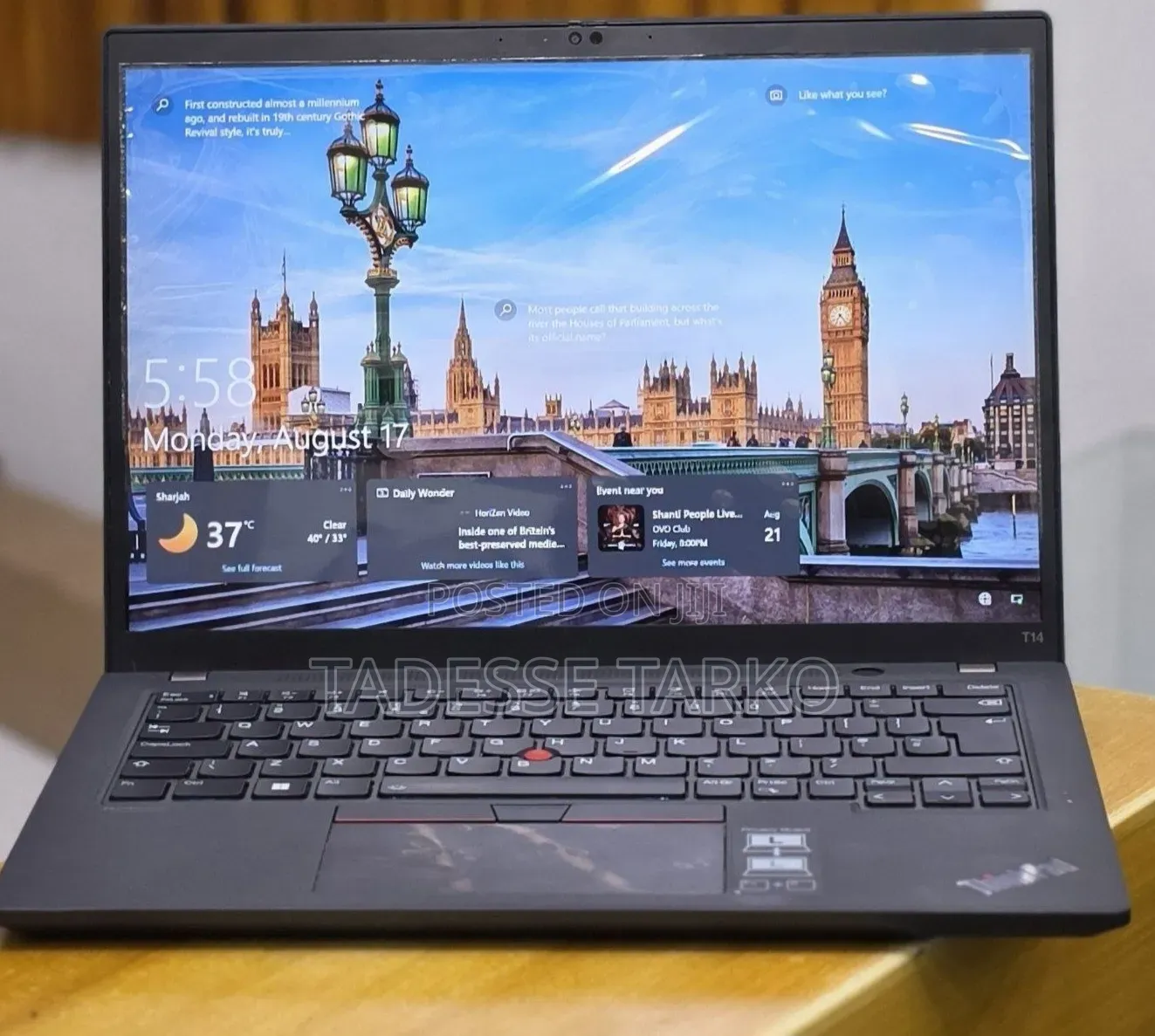 New Laptop Lenovo ThinkPad T14s G4 16GB Intel Core i7 SSD 512GB