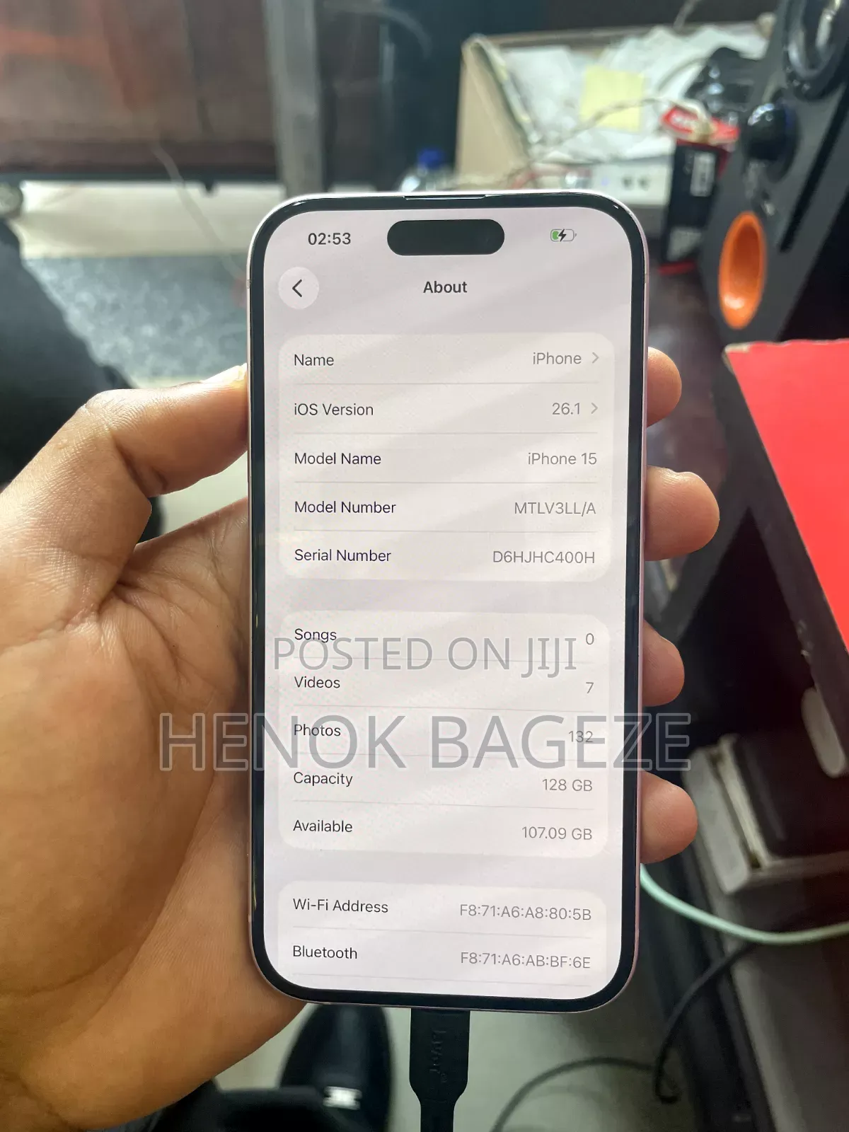 Apple iPhone 15 128 GB Pink