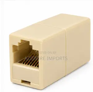 RJ 45 COUPLER CONNECTOR (White)with Vat