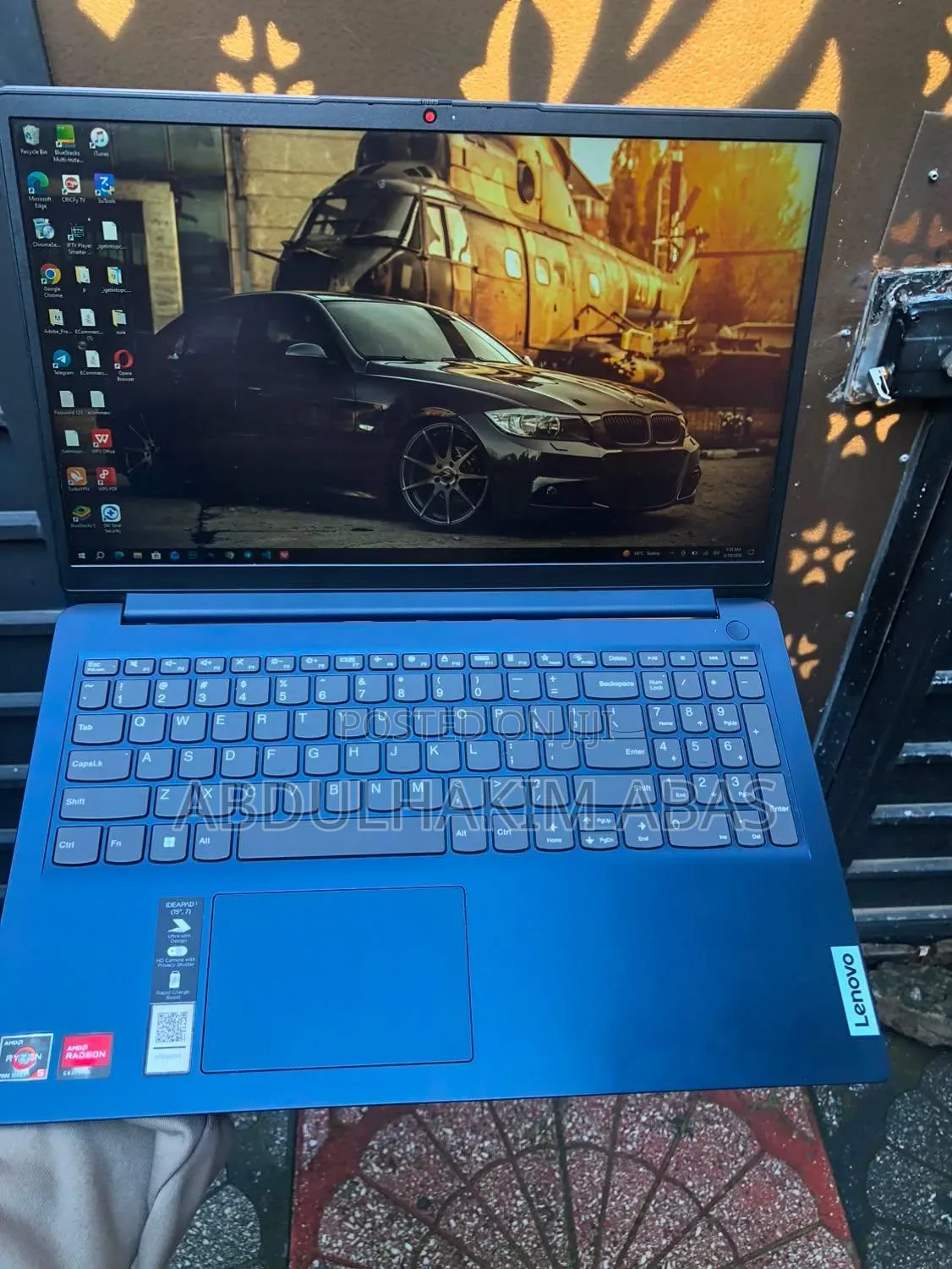 Laptop Lenovo 8GB AMD Ryzen 7 SSD 256GB