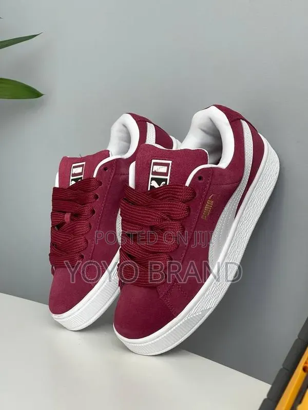 Puma Suede XL "Bordeaux / White"