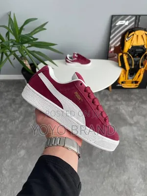 Puma Suede XL "Bordeaux / White"