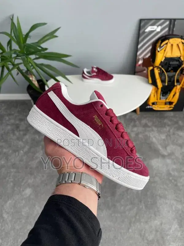 Puma Suede XL "Bordeaux / White"
