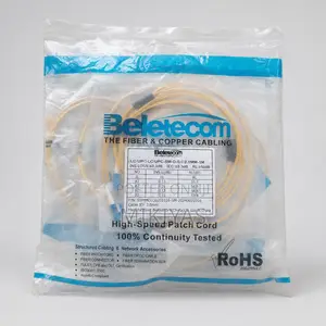 Beletecom LC-LC Single-Mode Fiber Patch Cords 1m – Pack of 4