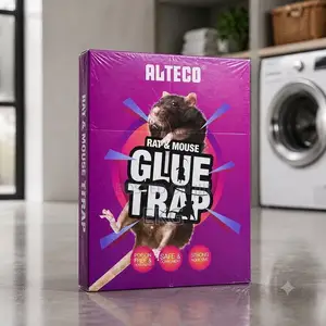 Original ALTECO Mouse Rat Glue Trap - አስተማማኝ የቤት አይጥ ማጠመጃ ቦርድ