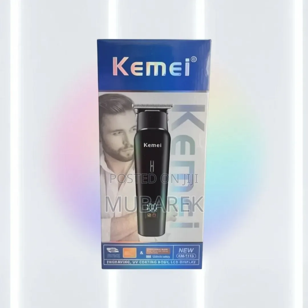 Cordless Hair Clipper KM-1113 | ماكينة حلاقة لاسلكية كيمي KM-1113