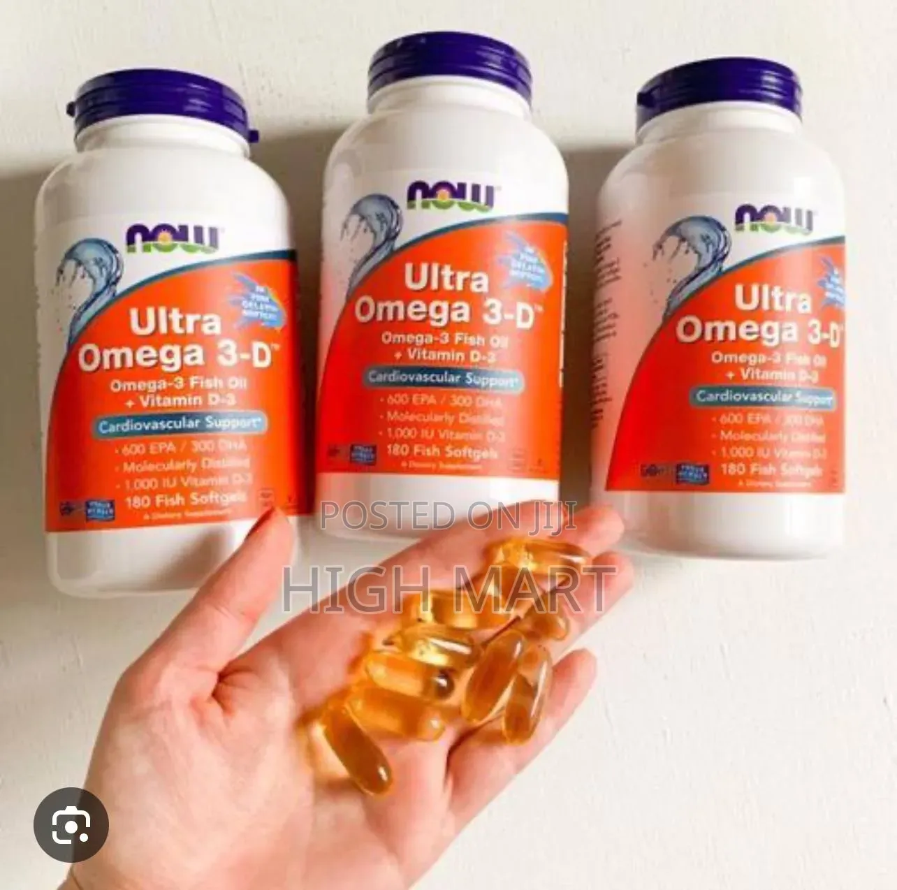 Now Food Ultra Omega 3-D Fish Oil