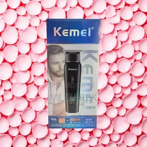 Smart LCD Hair Clipper Kemei | ماكينة حلاقة كيمي الذكية مع شاشة LCD
