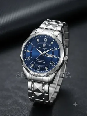 Poedagar Men's Quartz Watch Is A
Business-Casual Stainless Steel