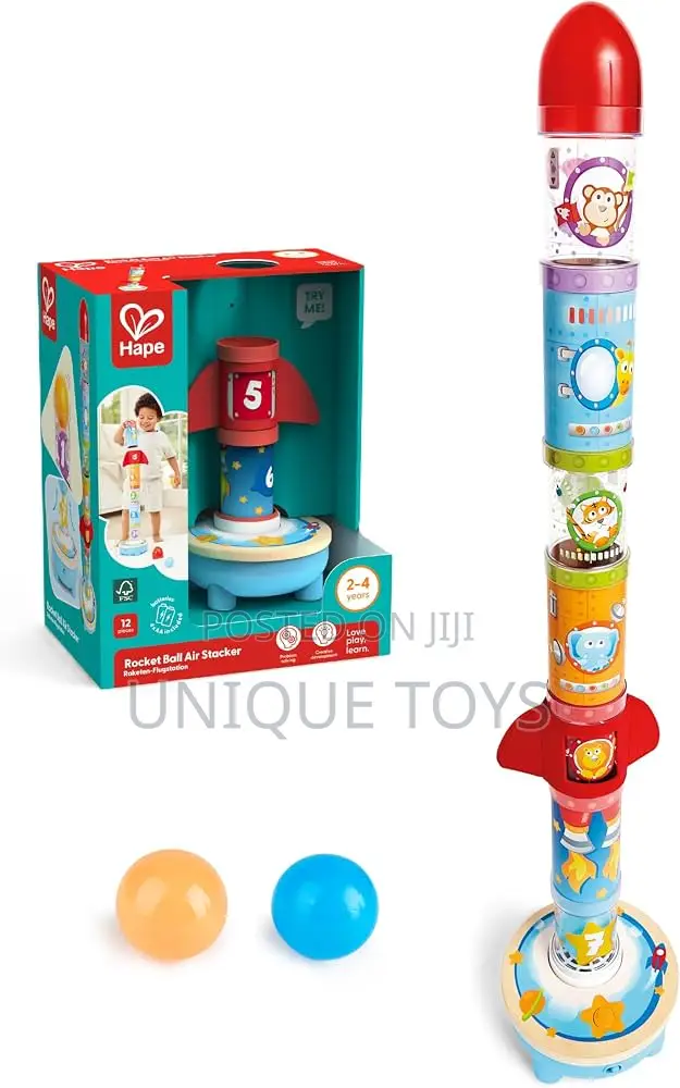 Hape Rocket Ball Air Stacker – Where Learning Takes Off!
