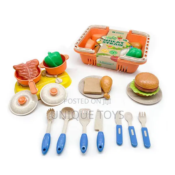 Kelinbaby Wheat Straw Kitchen Set – Little Chefs, Big Imaginations!