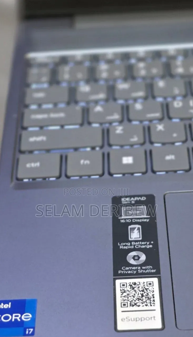New Laptop Lenovo Ideapad 3 16GB Intel Core i7 SSD 512GB