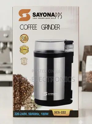 Sayona Coffee Grinder SCG-222 Ideal for Grinding Coffee Beans