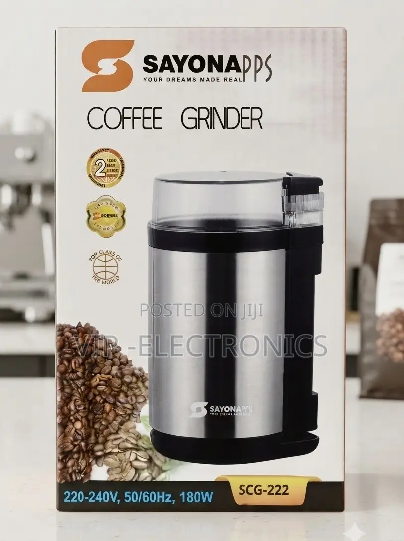 Sayona Coffee Grinder SCG-222 Ideal for Grinding Coffee Beans