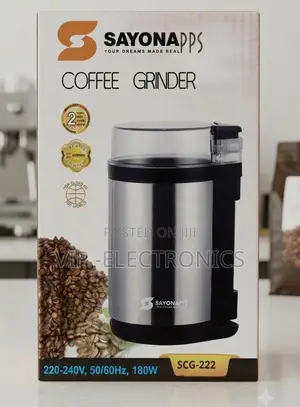 Sayona Coffee Grinder SCG-222 Ideal for Grinding Coffee Beans