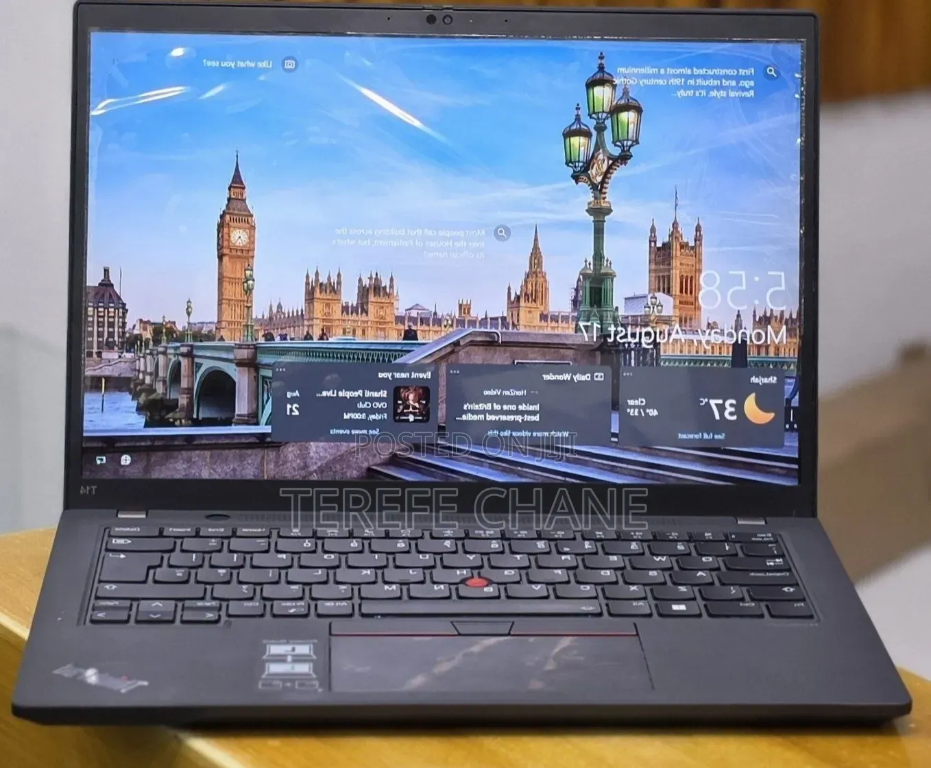 New Laptop Lenovo ThinkPad T14 16GB Intel Core i7 SSD 512GB