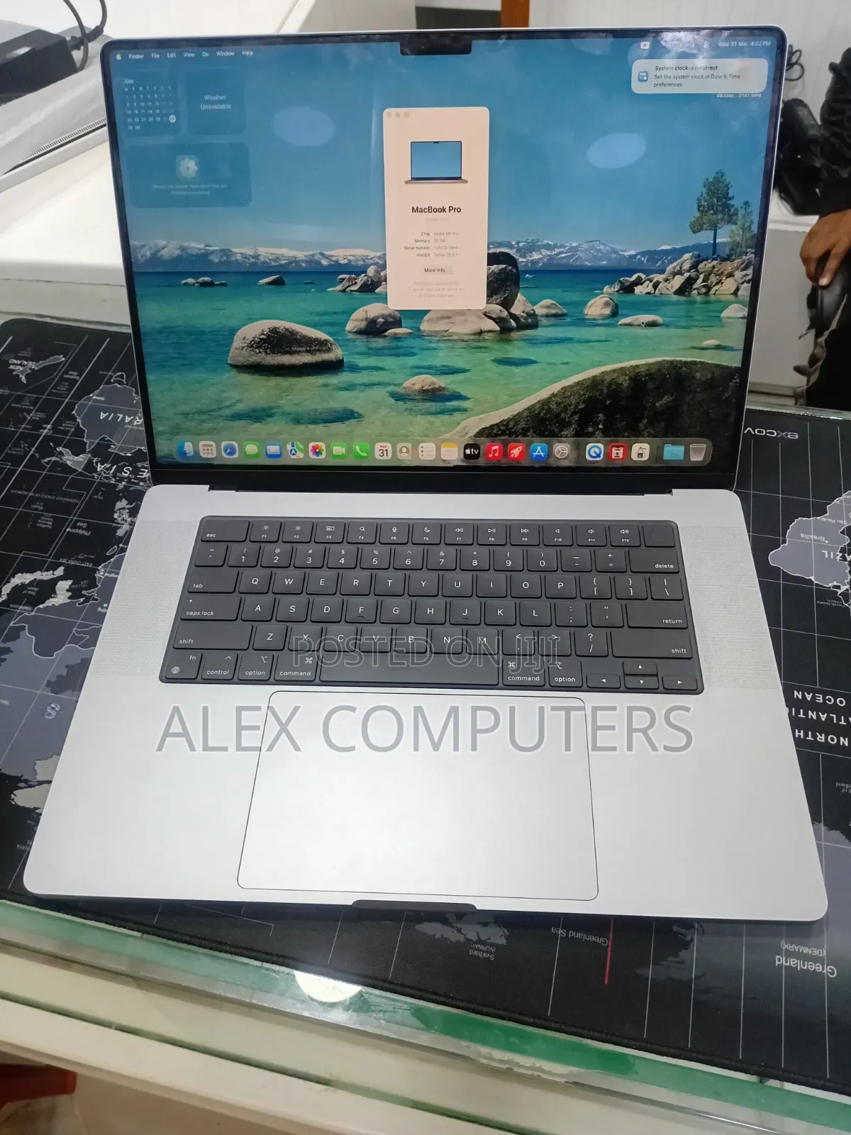 New Laptop Apple MacBook Pro 2021 M1 32GB Apple M1 Pro SSD 512GB