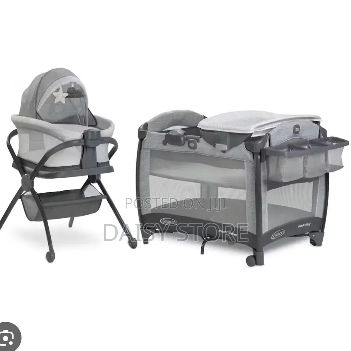 የሕፃናት መልቲ-ፋንክሽን አልጋ (Graco Pack 'N Play With Portable Bassinet)