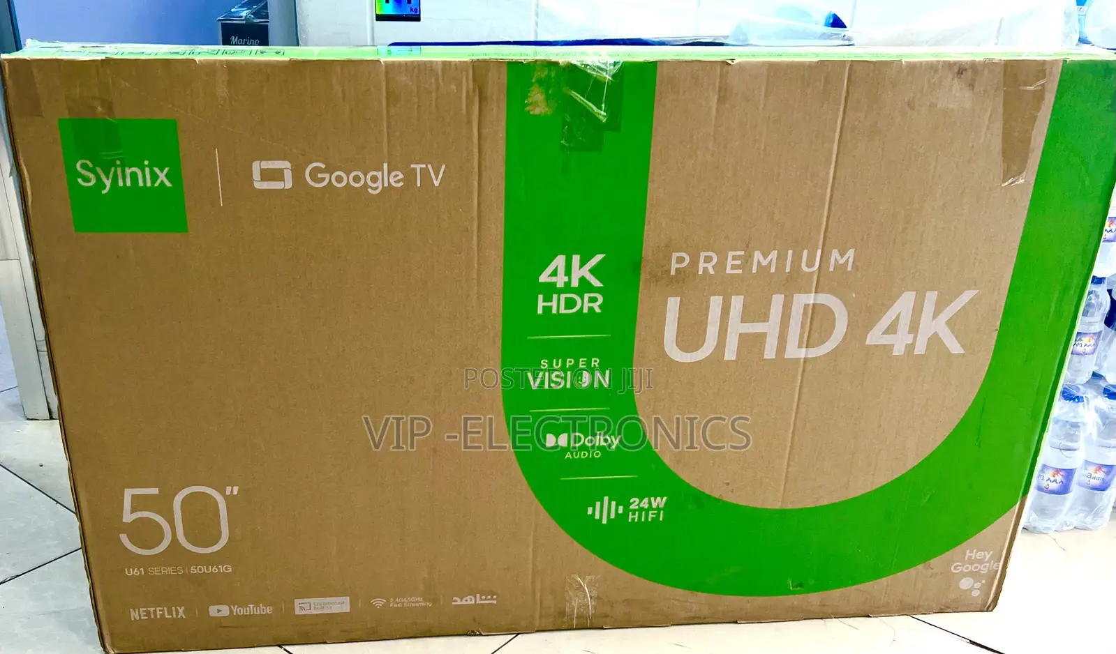 Syinix 50 Inch TV Premium UHD Google TV (50U61G