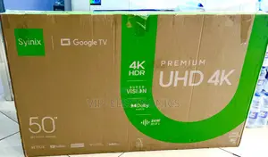 Syinix 50 Inch TV Premium UHD Google TV (50U61G
