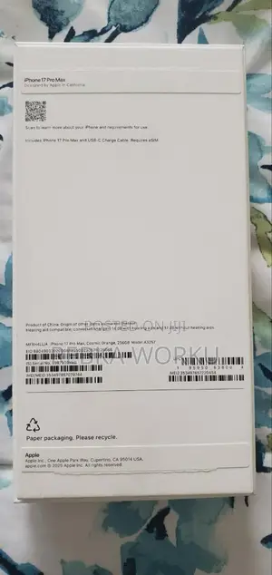 New Apple iPhone 17 Pro Max 256 GB Orange
