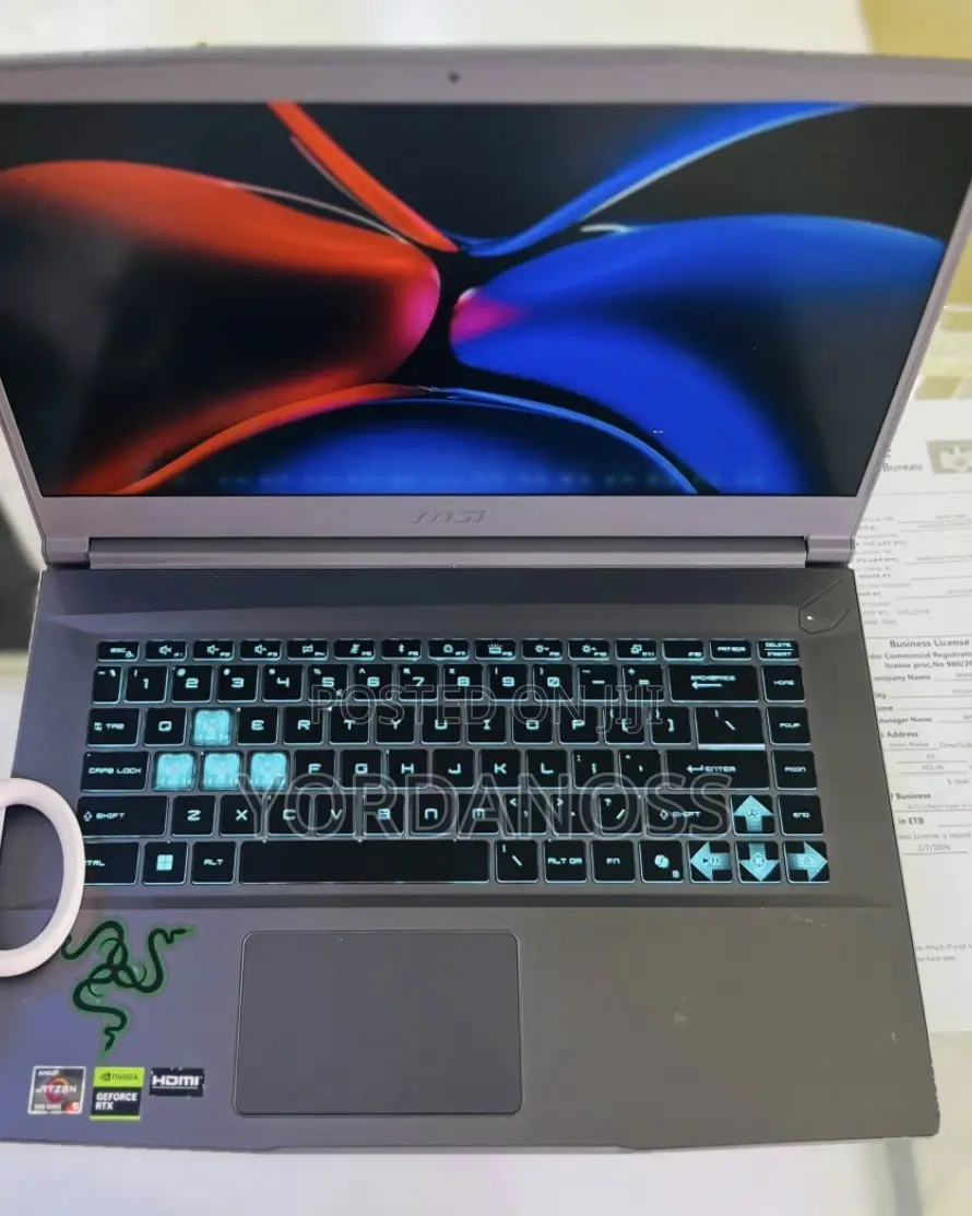 New Laptop MSI Katana 15 16GB AMD Ryzen 5 SSD 512GB