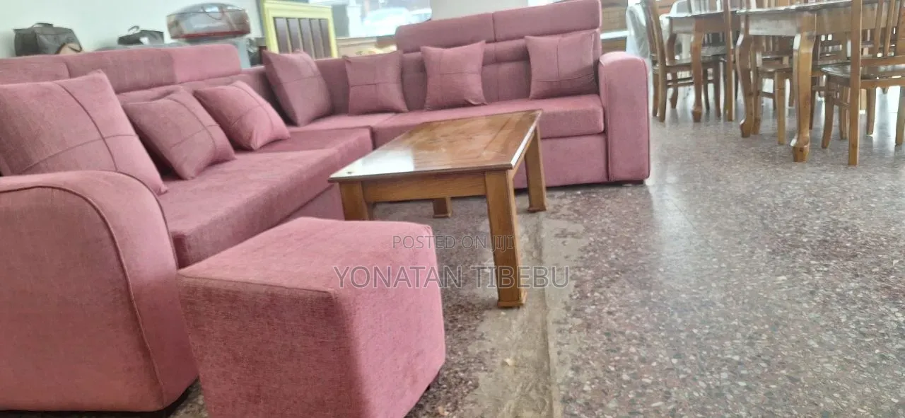 L Shape Sofa With Center Table