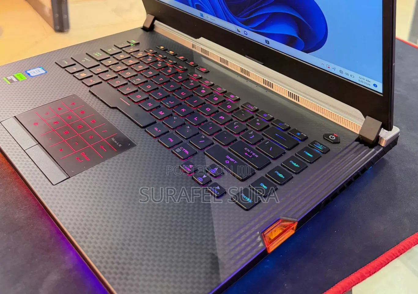 New Laptop Asus ROG Strix G15 16GB Intel Core i7 SSD 1T