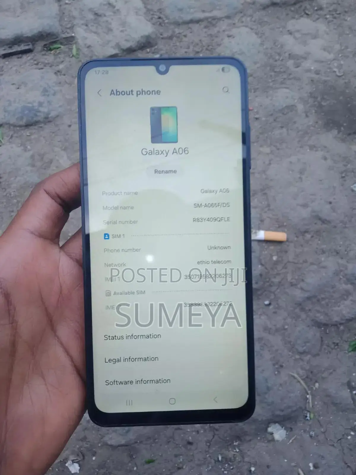 New Samsung Galaxy A06 64 GB Blue