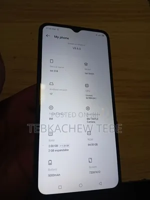 New Itel S18 64 GB Black