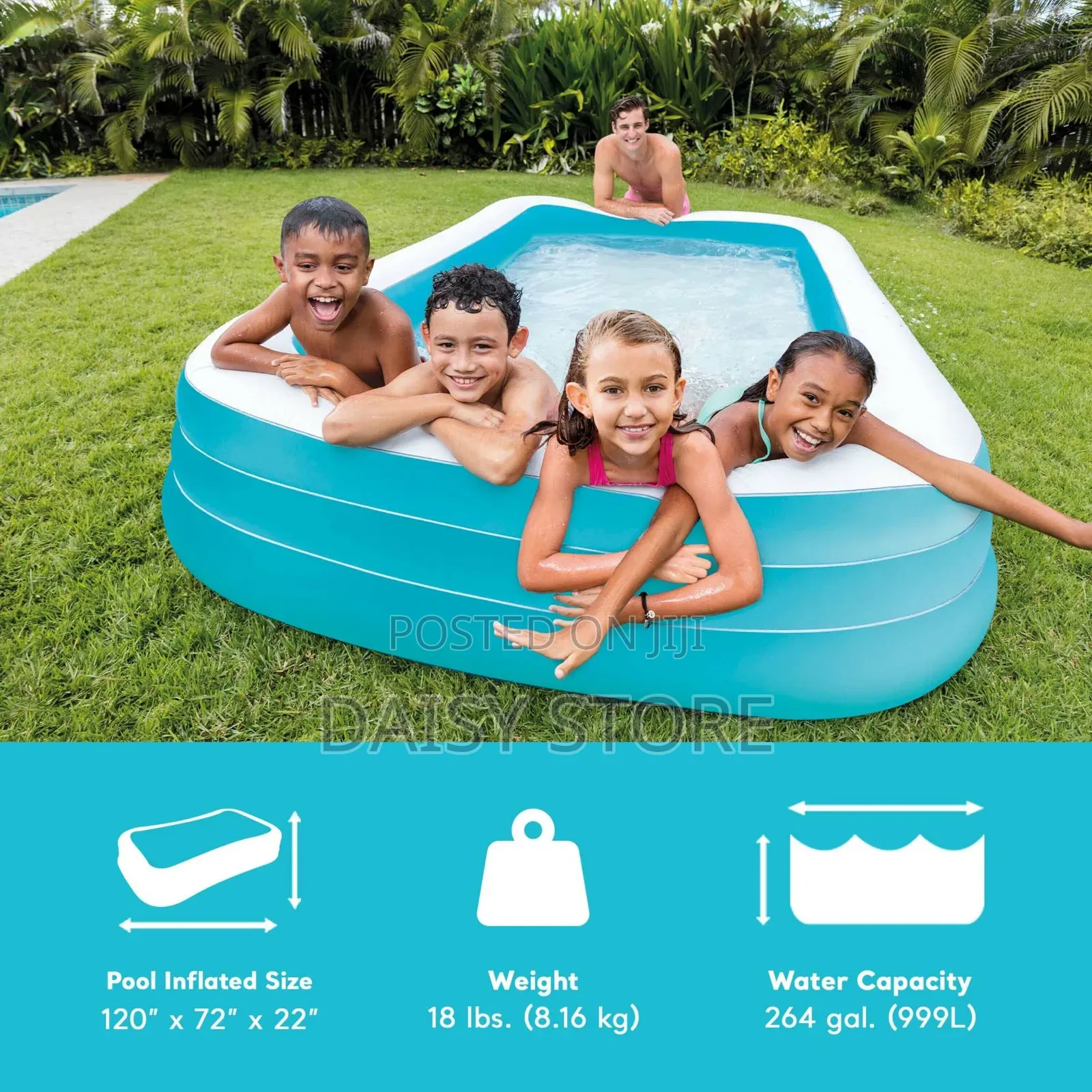 ትልቅ የቤተሰብ መዋኛ ገንዳ (Inflatable Family Swimming Pool)