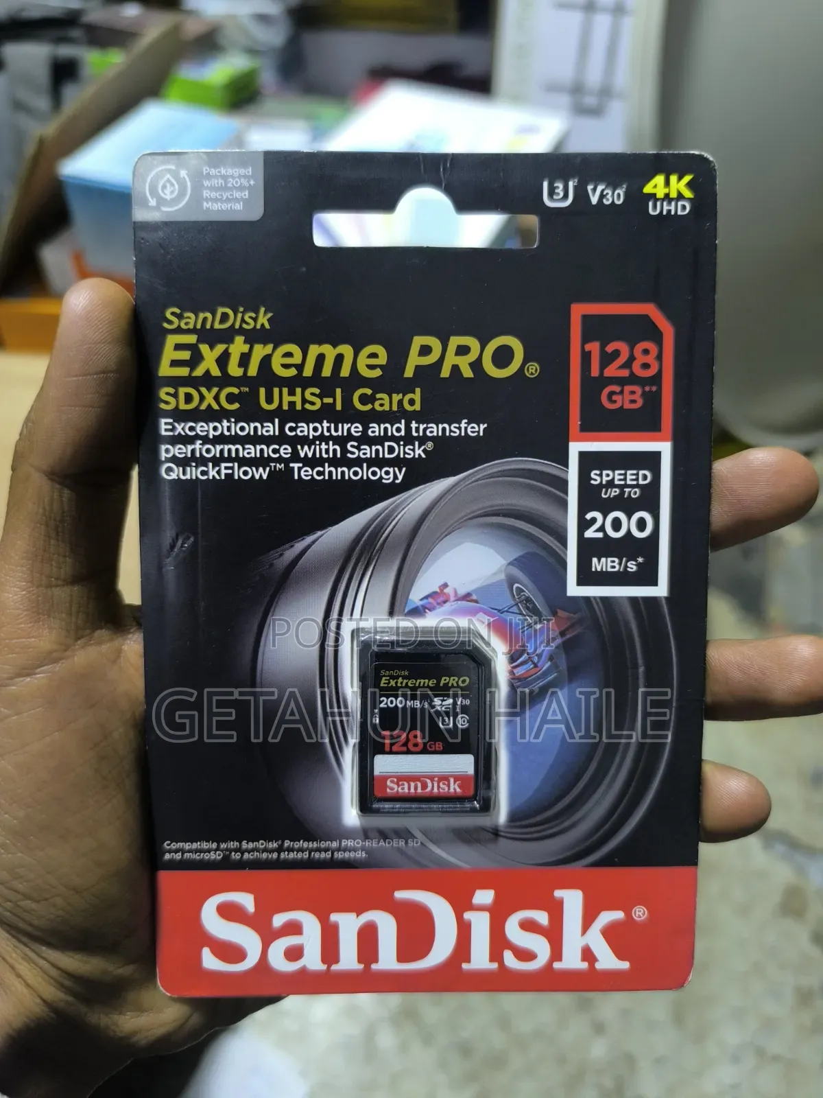 SanDisk Extreme Pro 128GB Memory Card