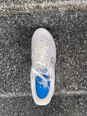 Nike Air Force 1 ’07 – White/Grey/Light Blue | Brand New