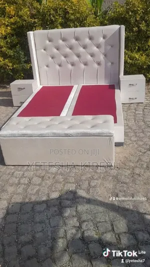 ዘመናዌ አልጋ በተለያዬ ከለር በተመጣጣኝ ዋጋ ።