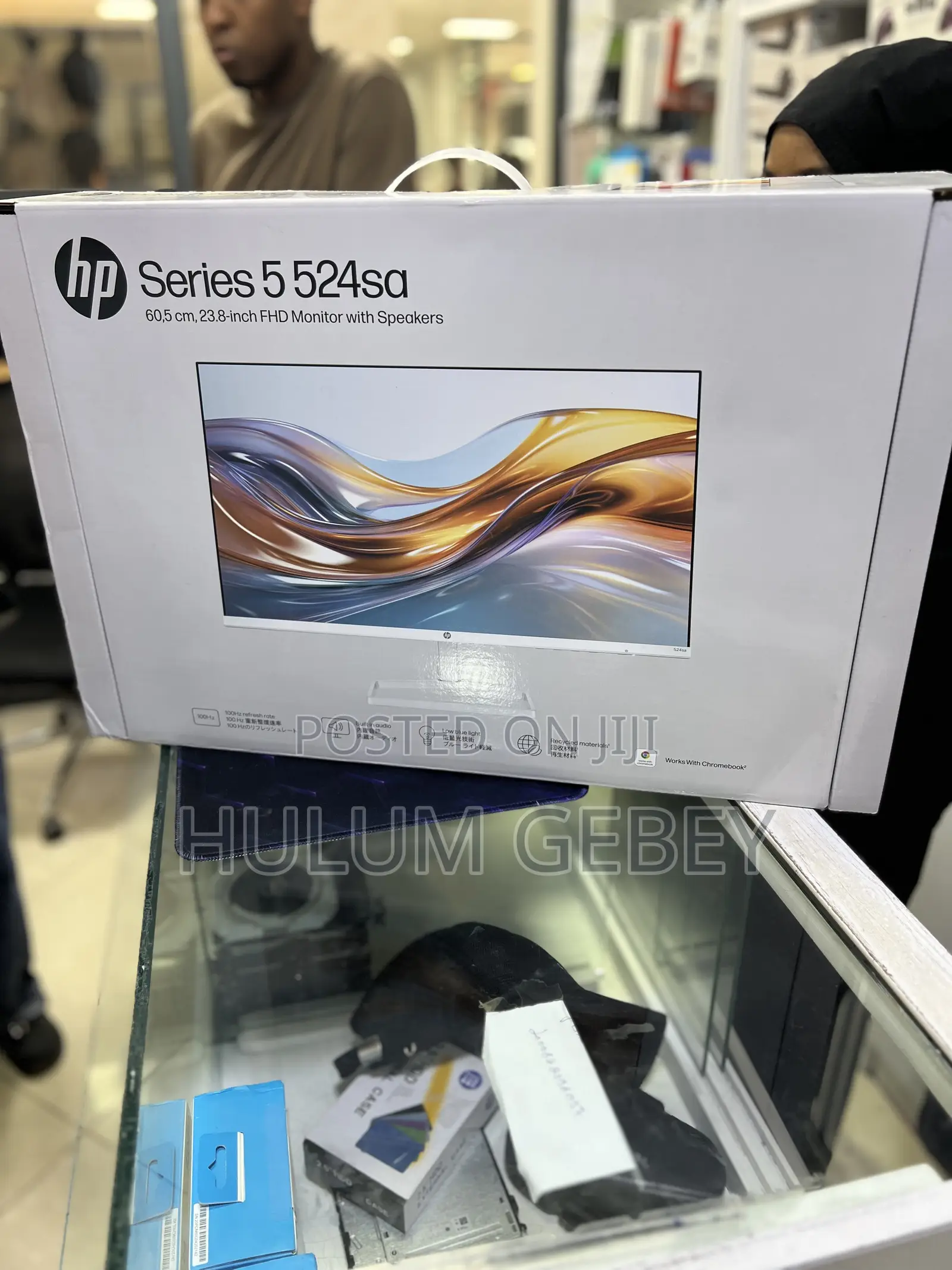 HP Monitor 24 Inch Frameless