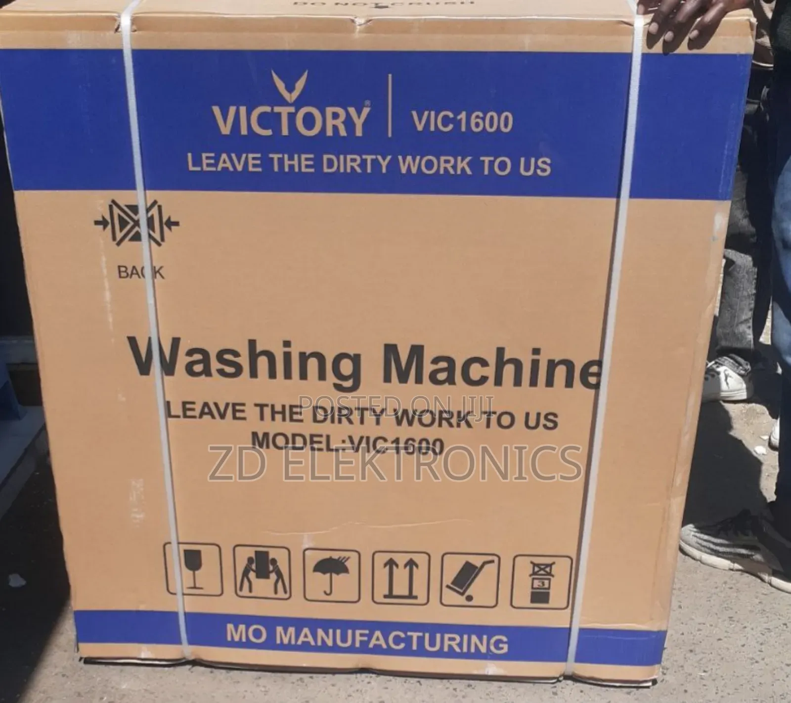 Victory Vic16kg Leave the Work to Us Washing Machine Leave the Dirty W